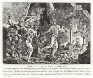 9-10 Thermidor Adalet Yasası (27-28 Temmuz 1794) by French School