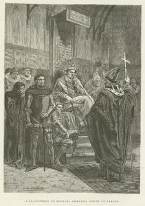 Bourges Başpiskoposu konuşmak için izin istedi by French School