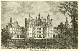 Chambord Şatosu (gravür) by French School