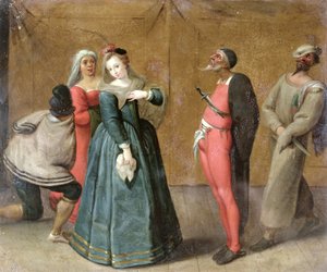 Commedia dellArte Şirketi (ayrıca bkz. 231072) by French School