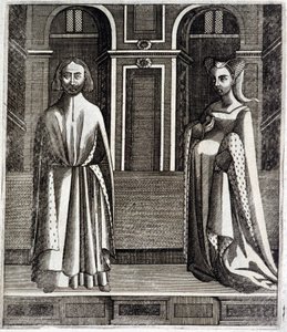 Poitiers Kontu ve Toulouse Alphonse (1220-1271) ve karısı Jeanne (Raymond VII