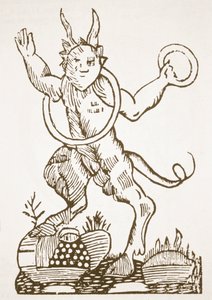 Gizli Hazineleri İşaret Eden Şeytan, 19. yüzyılın sonlarında yayınlanan Sihir Tarihinde kullanılan Le Veritable Dragon Rouge, Lille 1521