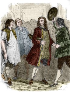 Fransız yazar ve filozof Francois-Marie Arouet dit Voltaire (1694-1778) sürgünden sonra Fransa