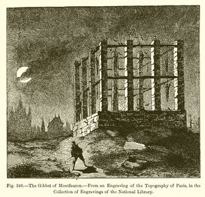 Montfaucon Gibbet by French School