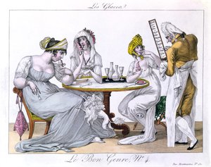 Dondurma, plat 4, Le Bon Genre, Paris, 1827 by French School