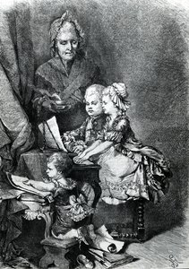 Piyano Çalan Bebek Mozart by French School