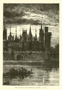 Ondördüncü Yüzyılda Louvre by French School