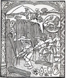 Çoban takviminden Ağustos ayı, 1496 by French School