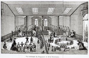 The Nursery in the Familistery of Guise, Jean-Baptiste Andre Godin (1817-88), Paris, 1871