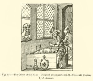 Darphane Memuru (gravür) by French School