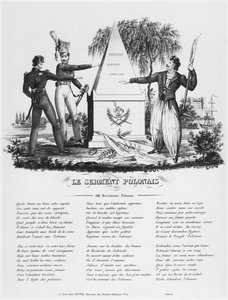 Polonya yemini, Polonyalı mızraklıların şarkısı, 1830 dolayları by French School