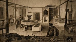 Tatar Hamamı Dinlenme Odası, pub. Auguste Bry tarafından by French School
