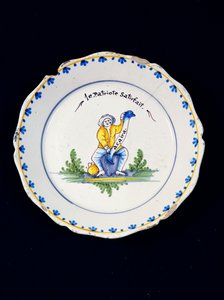 Memnun Vatansever tabağı (seramik) by French School