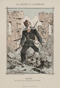 Cumhuriyetin Askerleri. Denizciler: zorla kamulaştırmanın havarileri (renkli taş) by French School