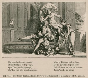 Fortune tarafından yükseltilen Esnaf (Döneminin Bir Karikatüründen Fragmanı) by French School
