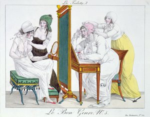 The Toilet, Le Bon Genre serisinden, 19. yüzyılın başlarında by French School