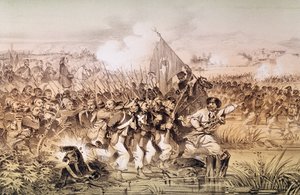 Ömer Paşa Komutasındaki Türk Ordusu İngur Geçidi, 6 Eylül 1855 by French School