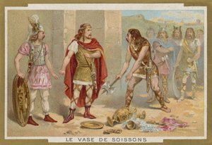 Soissons Vazosu (chromolitho) by French School