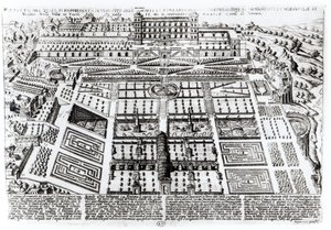 Villa dEste Sarayı ve Bahçeleri, Tivoli, İtalya, c.1600 by French School