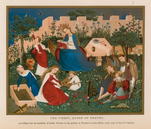 Bakire, Cennetin Kraliçesi (chromolitho) by French School
