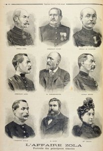 Zola Affair: ana tanıkların portreleri, Le Petit Journal