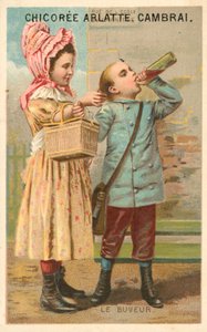 içici (chromolitho) by French School