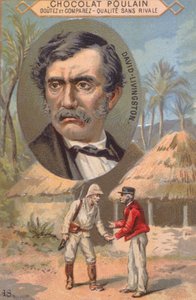Kaşif David Livingstone (1813-73) ve Stanley (1840-1904) ile 27 Ekim 1871