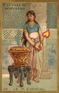 İlk fan (chromolitho) by French School