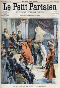 The inauguration of the new Bey of Tunis Hedi Bey (Muhammad El Hadi Bey by French School