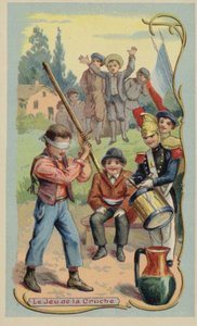 Sürahi oyunu (chromolitho) by French School