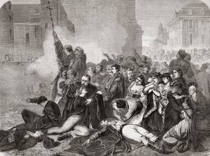 Rus piyade ve süvarileri tarafından 8 Nisan 1861