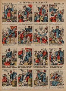 Mucize doktor (renkli gravür) by French School