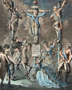 Yeni calvary, Louis XVI isyanlarla çarmıha gerildi - 2. ve 3. Mösyö (Louis Stanislas Xavier, Provence Kontu (1755-1824), Louis XVIII) ve Artois Kontu (Charles Philippe (1757-1836) Charles X), Kral