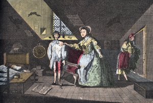 Dindar terzi zina yaparken yakalandı. “Lire Et Galanterie”de 1768