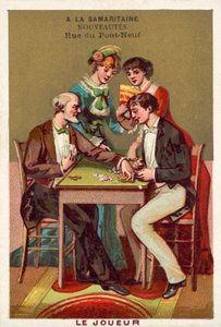 Oyuncu (chromolitho) by French School