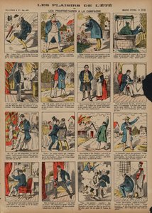 Yazın zevkleri (renkli gravür) by French School