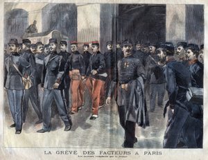 Postacılar greve gitti: Paris