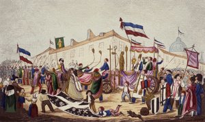 Konvansiyona sürüklenen hurafenin kalıntıları, Kasım 1793 by French School