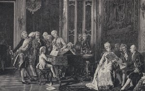 Yedi yaşındaki Wolfgang Amadeus Mozart, Londra