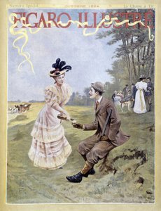 Atış avı - “” Figaro resimli”” by French School