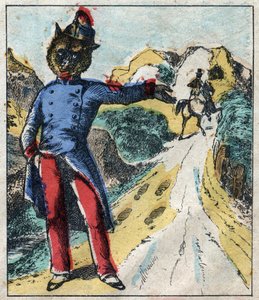 Hasta aslan ve tilki. Jean de La Fontaine