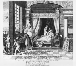 Çaresizlik içinde sözde Protestan Reform dini, 1684 by French School
