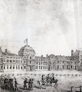 Tuileries - "Alphabet Picturesque des Monumens de Paris" c.1840 (gravür) by French School