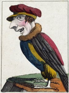 Karikatürde akbaba, “uçucu karakter” karakterinin incelenmesi sd. 19, popüler görüntüler. by French School