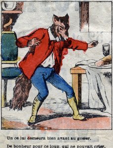 Kurt ve leylek. Jean de La Fontaine