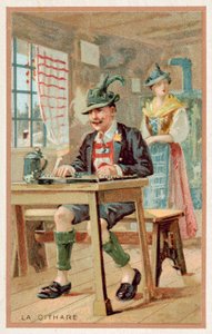 Kanun (chromolitho) by French School