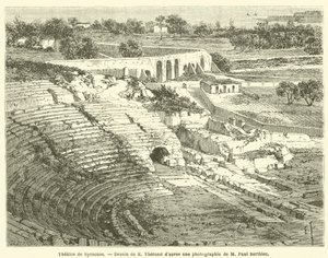 Theatre de Syracuse (gravür) by French School