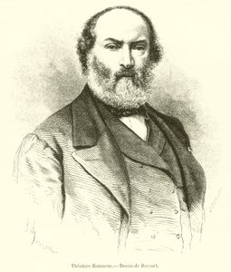 Theodore Rousseau (gravür) by French School