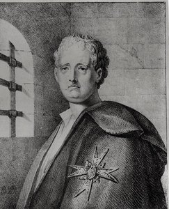 Thomas-Arthur, Kont de Lally (1702-66) zindanında by French School