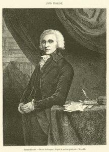 Thomas Erskine (gravür) by French School